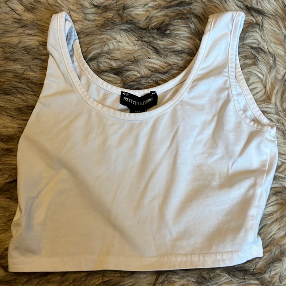 white tank top